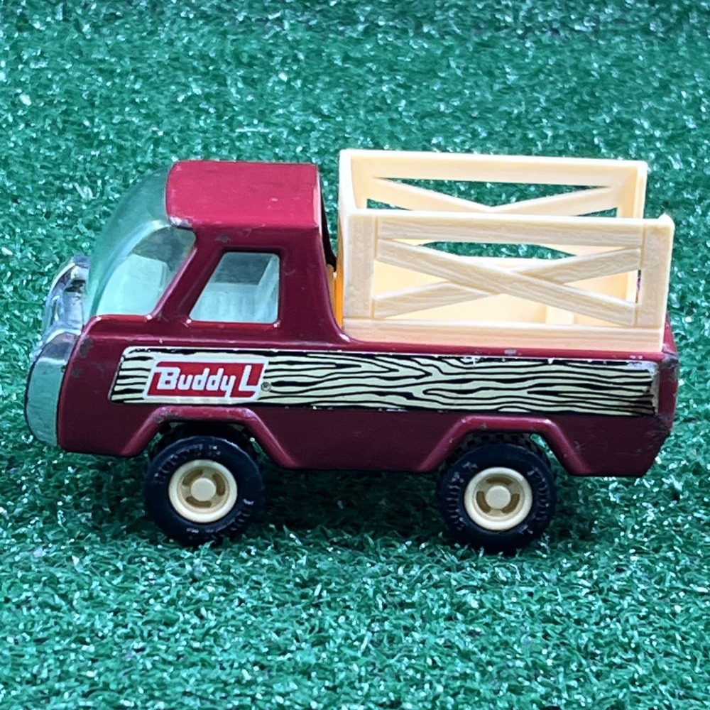 Vintage Buddy L‎ Farm Pickup Stake Truck Red Made In Japan